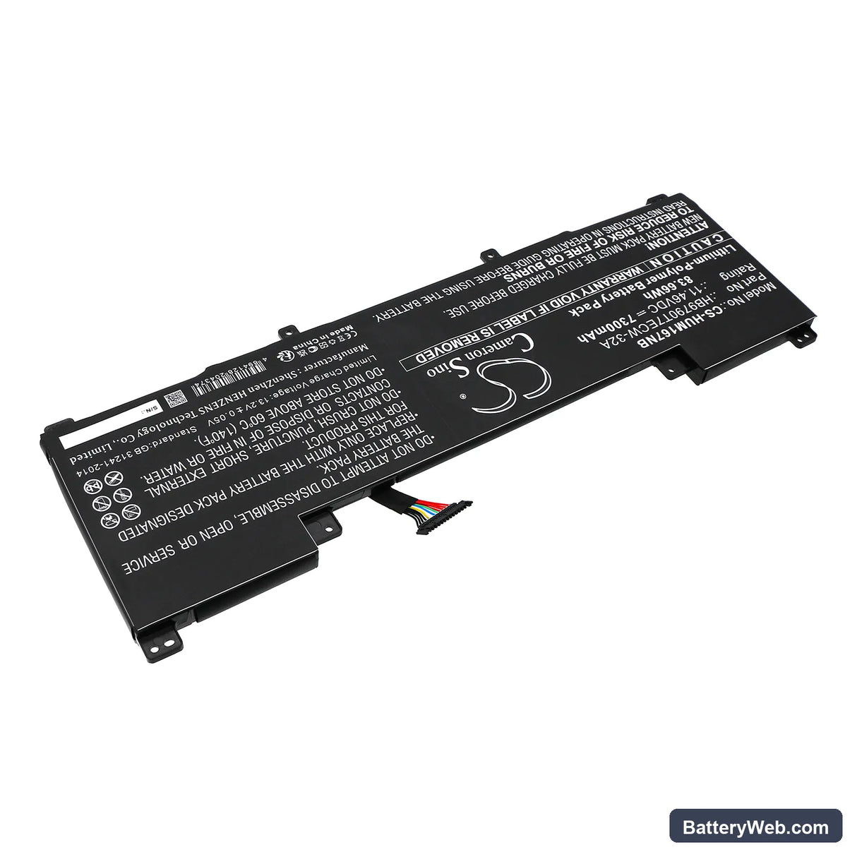 Huawei MateBook 16s i7 Replacement Battery, 11.46V, 7300mAh, Li-Polymer 2