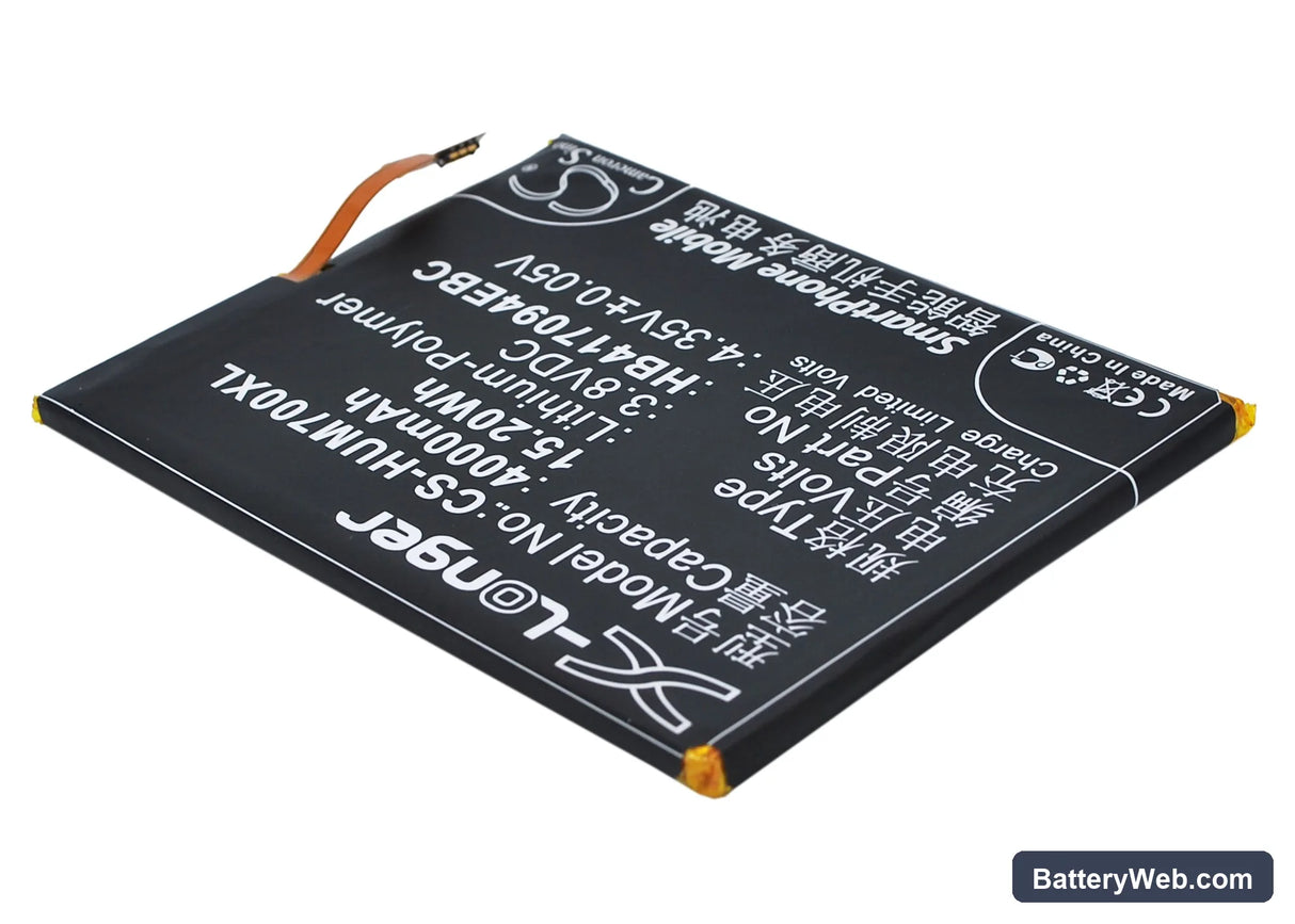 Huawei Ascend Mate 7 Replacement Battery, 3.8V, 4000mAh, Li-Polymer 2