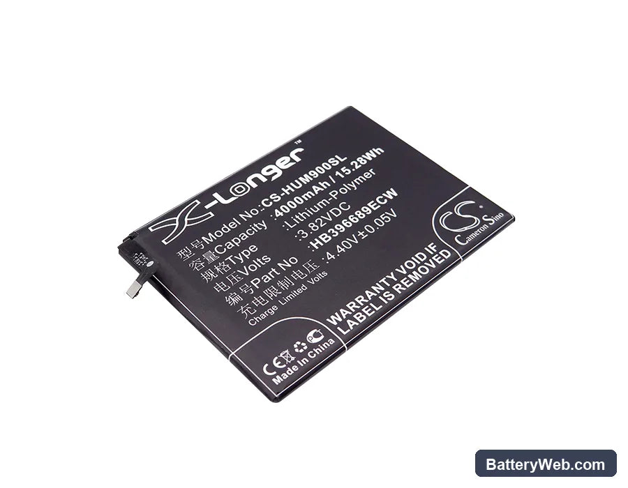 Huawei Mate 9 Replacement Battery, 3.82V, 4000mAh, Li-Polymer 1