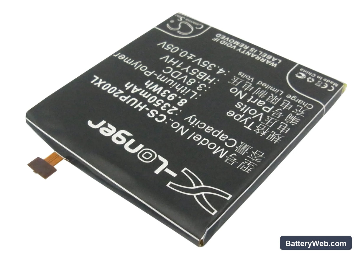 Huawei Ascend P2 Replacement Battery, 3.8V, 2350mAh, Li-Polymer 2