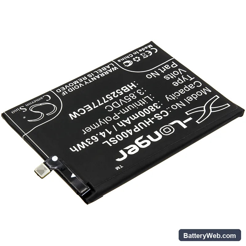 Huawei P40 Replacement Battery, 3.85V, 3800mAh, Li-Polymer 2