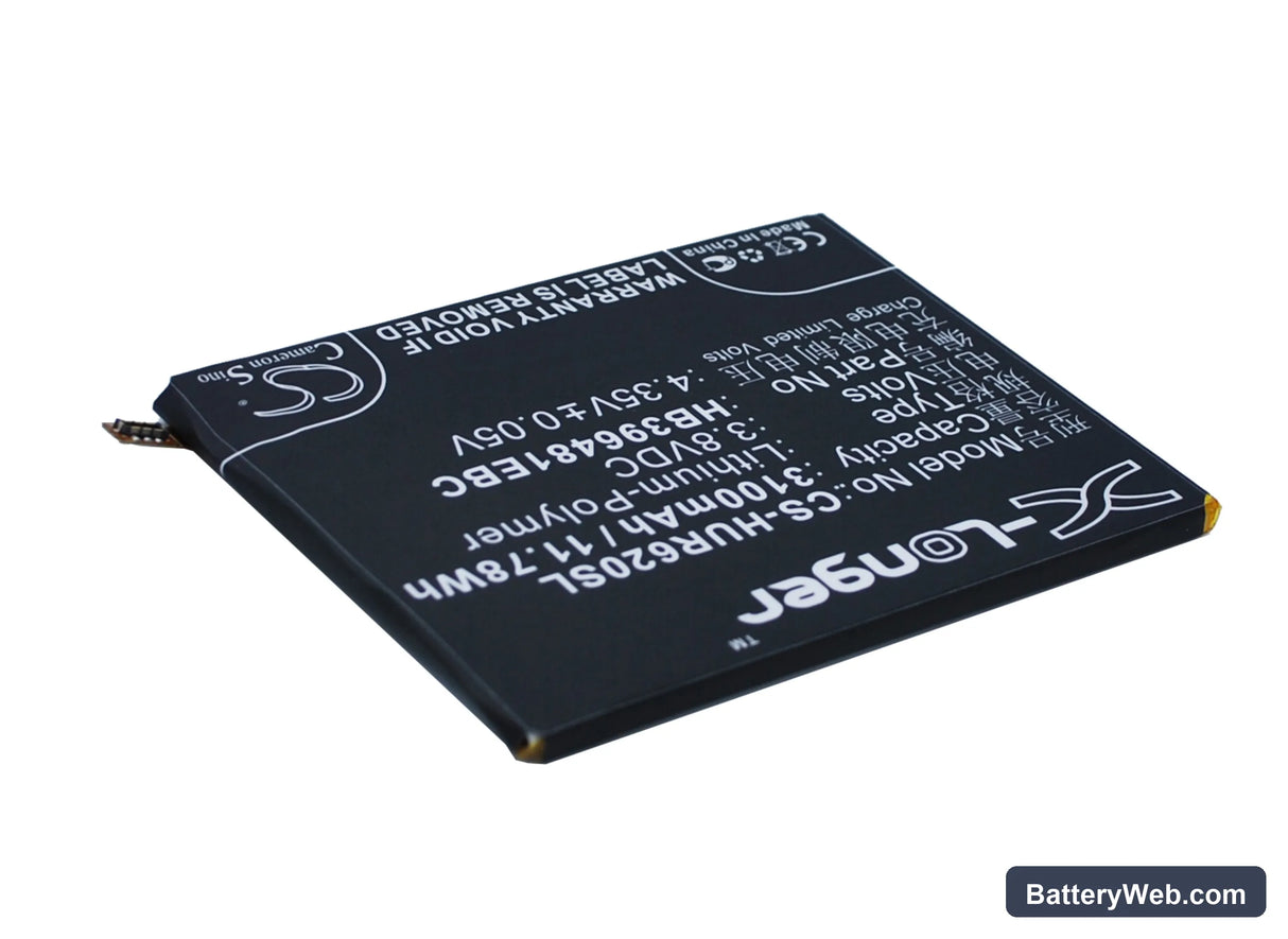 Huawei Honor 6 Extreme Edition Replacement Battery, 3.8V, 3100mAh, Li-Polymer 3
