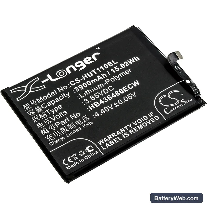 Huawei Mate 10 Lite Replacement Battery, 3.85V, 3900mAh, Li-Polymer 1