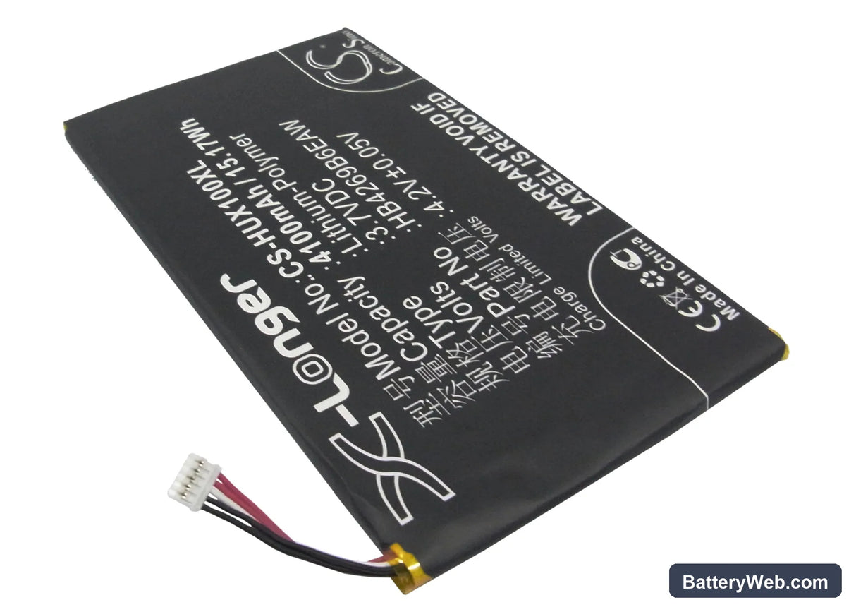 Huawei Honor X1 7D-504L Replacement Battery, 3.7V, 4100mAh, Li-Polymer 2