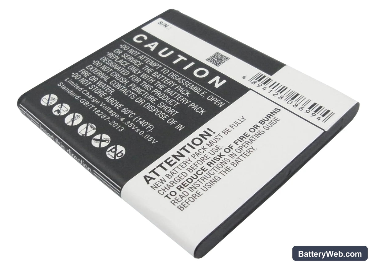 Huawei Y300 Replacement Battery, 3.8V, 1750mAh, Li-ion 4
