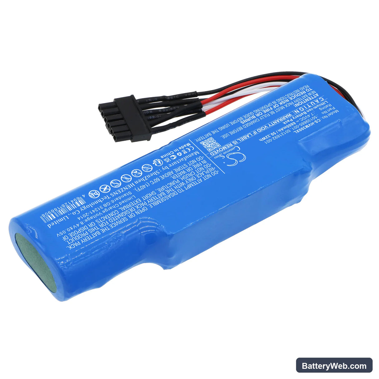 Honeywell Thor VM3 Replacement Battery, 7.4V, 6800mAh, Li-ion 2