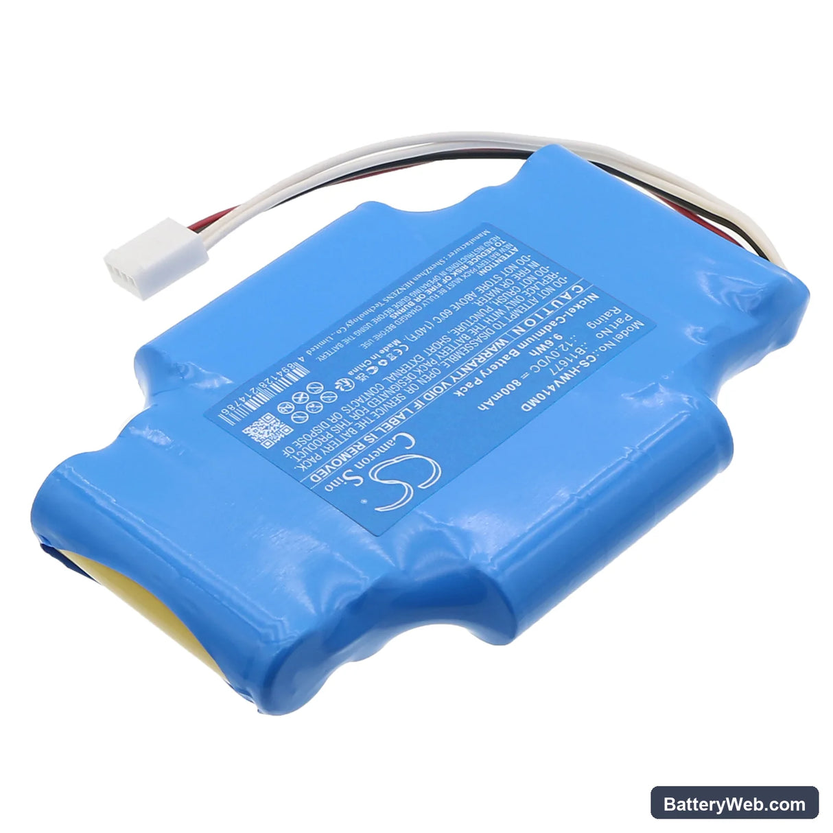 H-Wave Muscle Stimulator P4T-4 Replacement Battery, 12V, 800mAh, Ni-CD 2