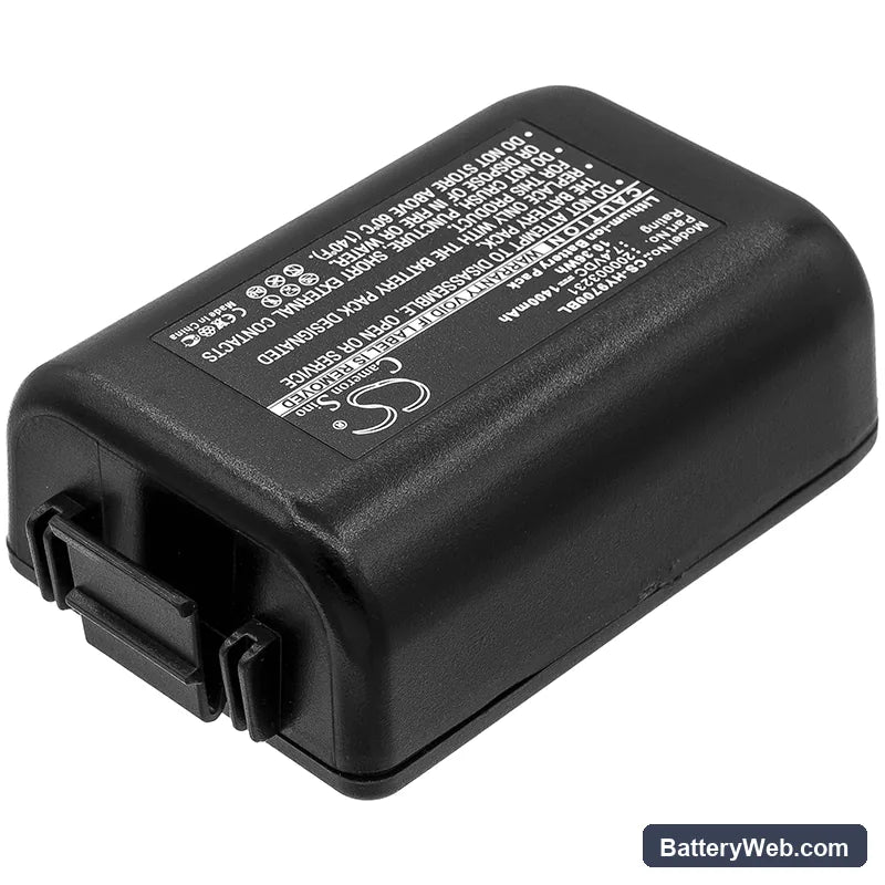Dolphin 9700 Handheld Replacement Battery, 7.4V, 1400mAh, Li-ion 2