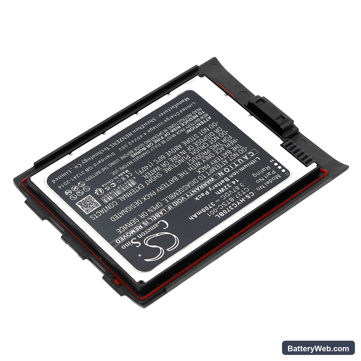 Honeywell CT30 XP Mobile Computer Replacement Battery, 3.87V, 3700mAh, Li-ion 2