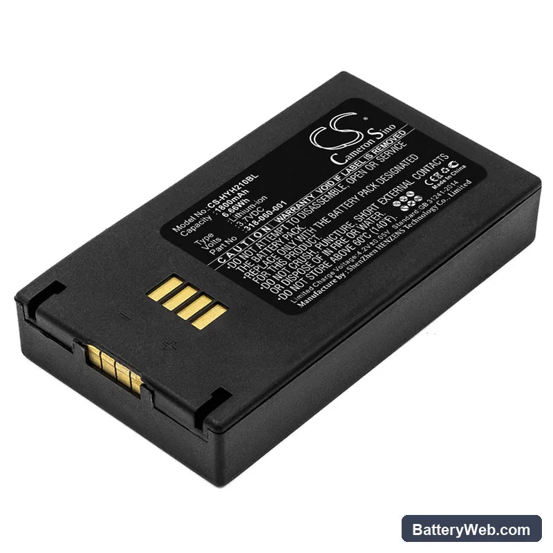 Honeywell IH21 RFID Replacement Battery, 3.7V, 1800mAh, Li-ion 1