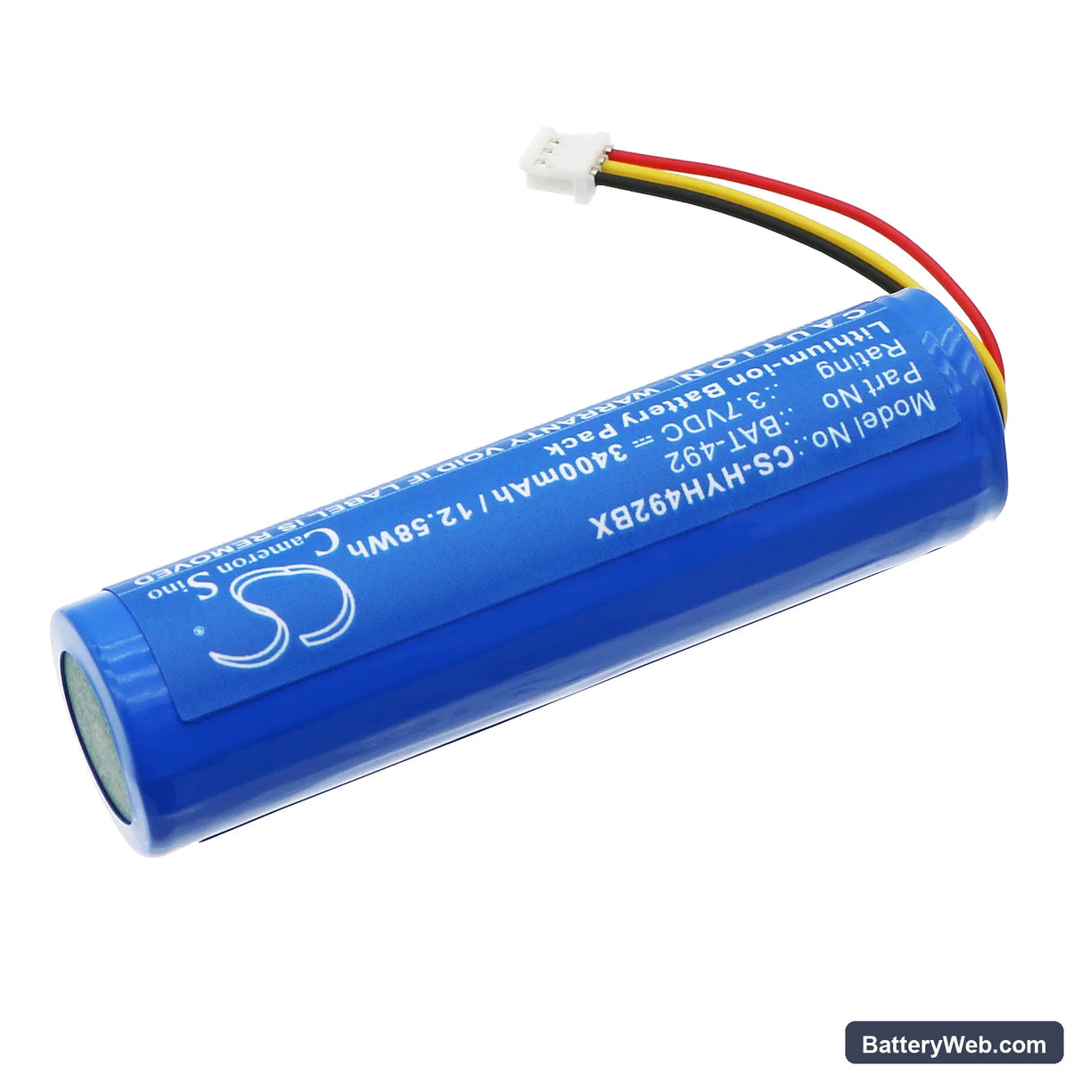 Honeywell HH492 Replacement Battery, 3.7V, 3400mAh, Li-ion 2