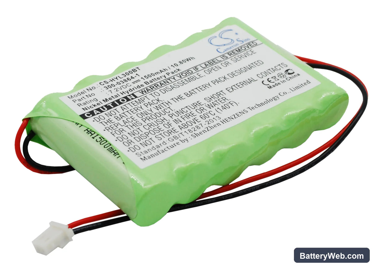 ADI LYNX ALARM PANEL Replacement Battery, 7.2V, 1500mAh, Ni-MH 2