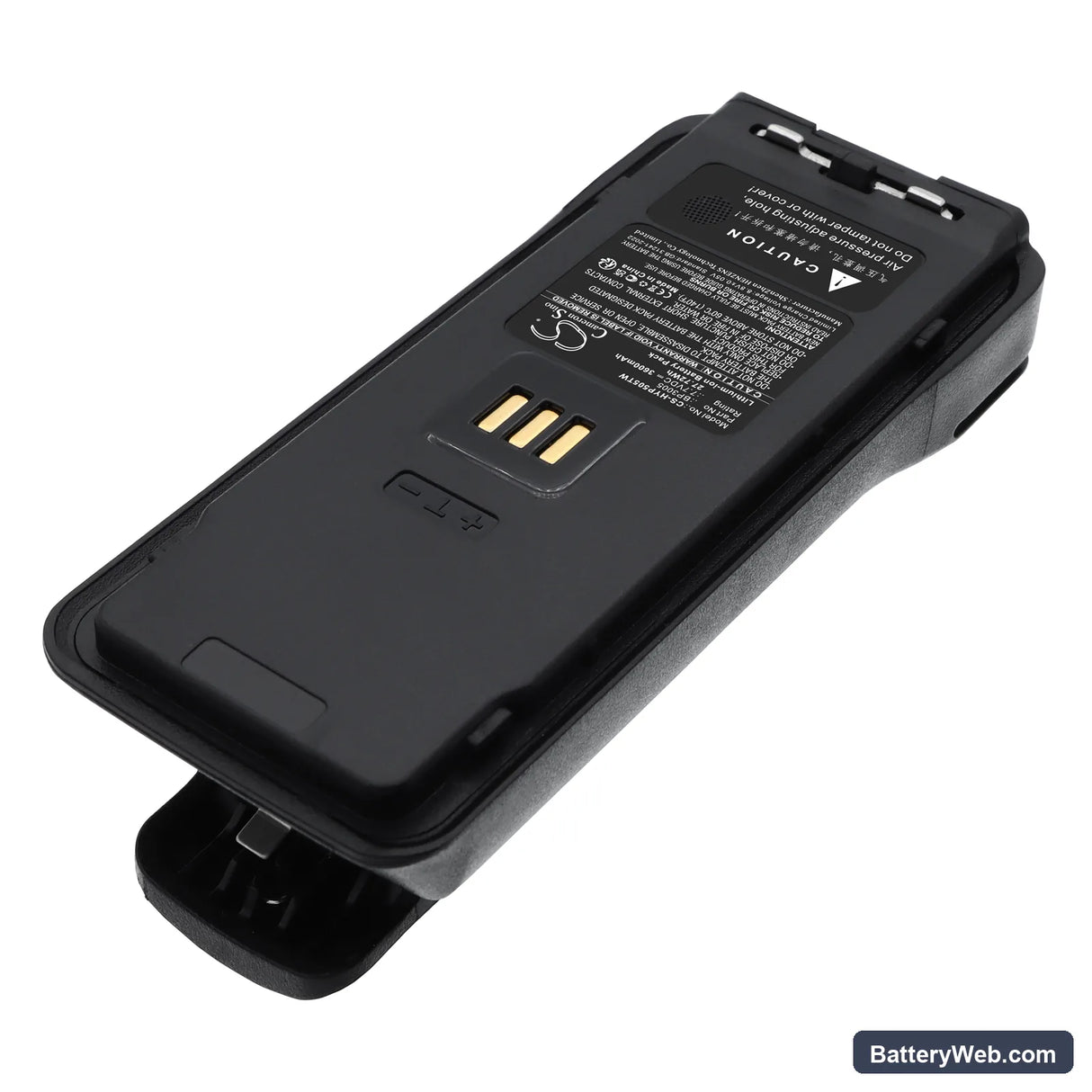 Hytera HP505 Replacement Battery, 7.7V, 3600mAh, Li-ion 2