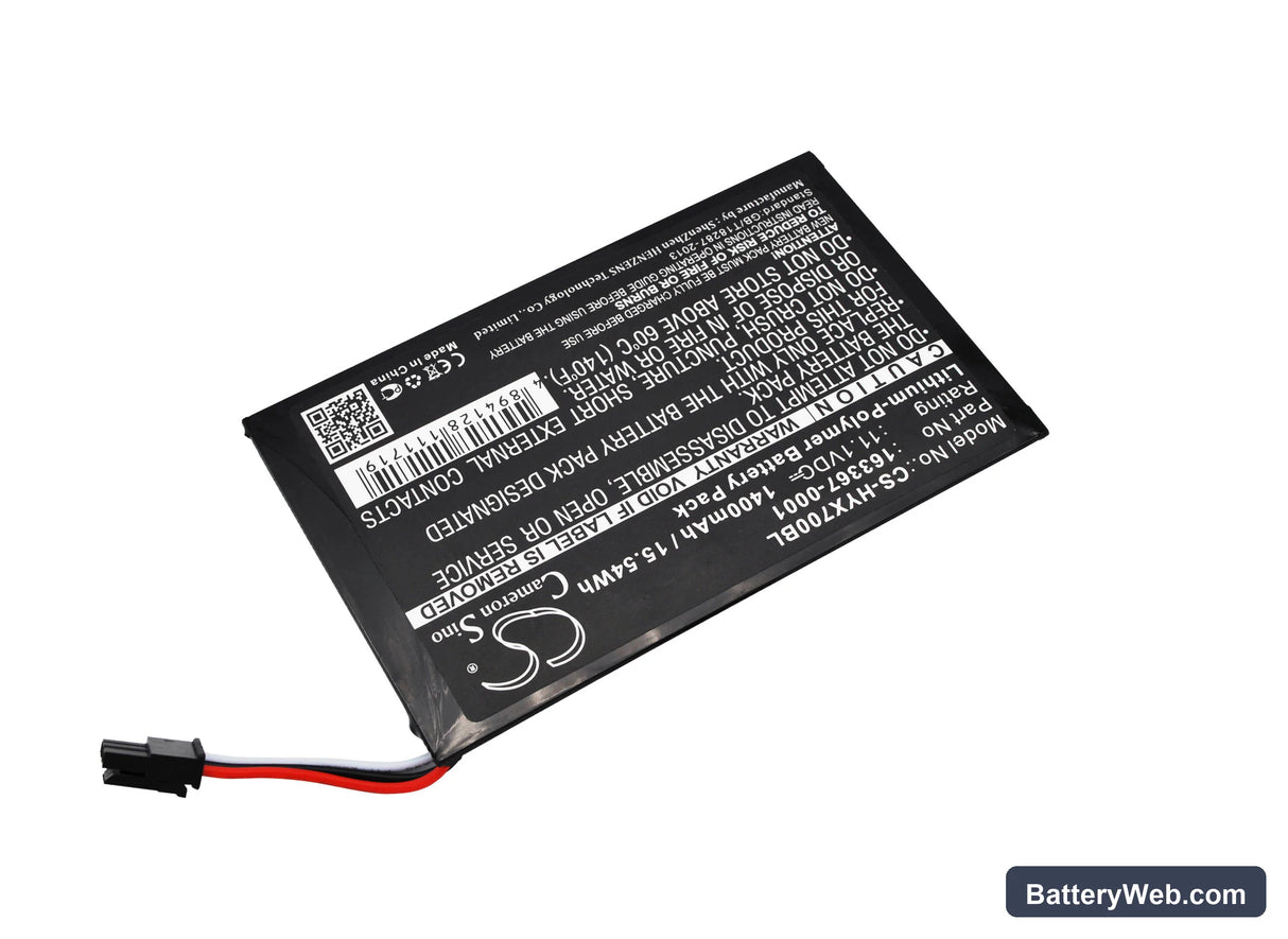 Honeywell TX700 Replacement Battery, 11.1V, 1400mAh, Li-Polymer 2