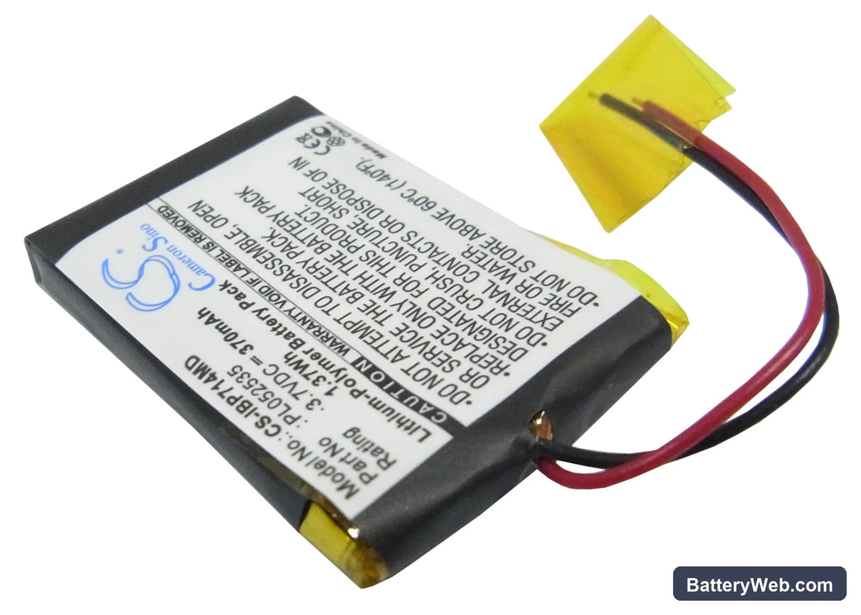 iHealth BP7 141DF1 Replacement Battery, 3.7V, 370mAh, Li-Polymer 2