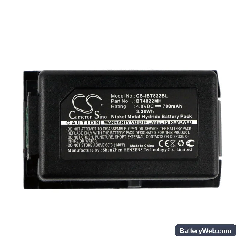 Itowa BT4822MH Replacement Battery, 4.8V, 700mAh, Ni-MH 3