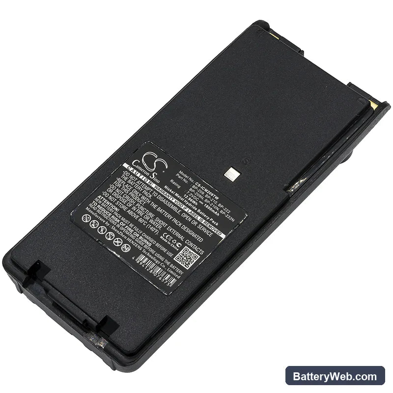 Icom IC-A6 Replacement Battery, 7.2V, 1800mAh, Ni-MH 1