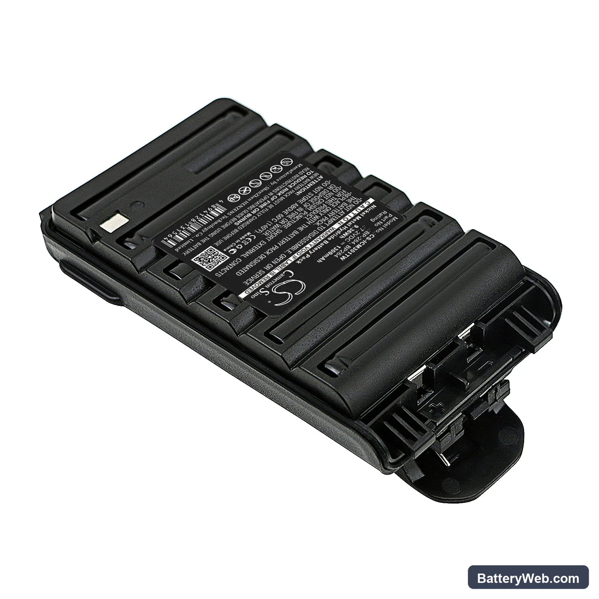 Icom IC-F3001 Replacement Battery, 7.2V, 1300mAh, Ni-MH 2