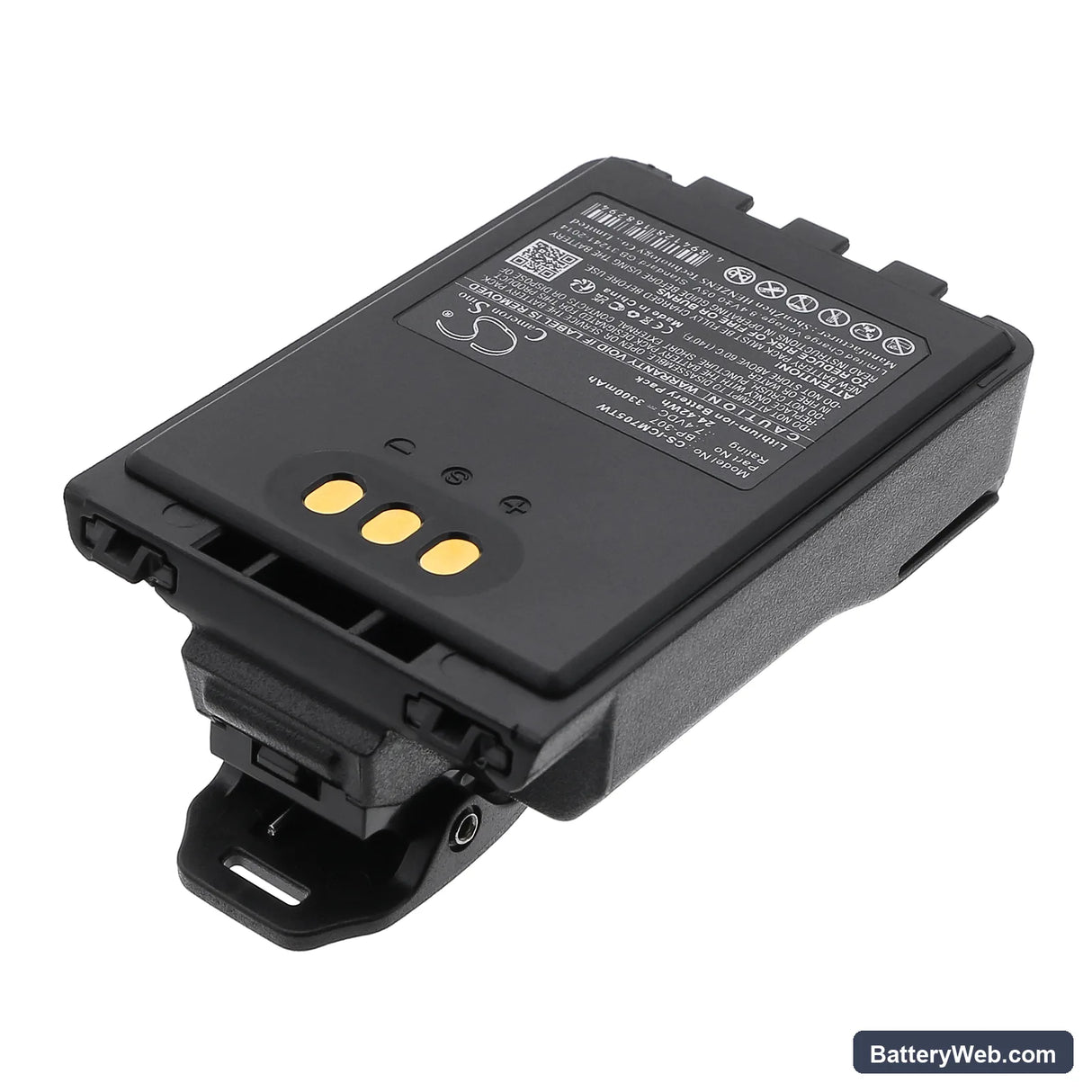 Icom IC-705 Replacement Battery, 7.4V, 3300mAh, Li-ion 2