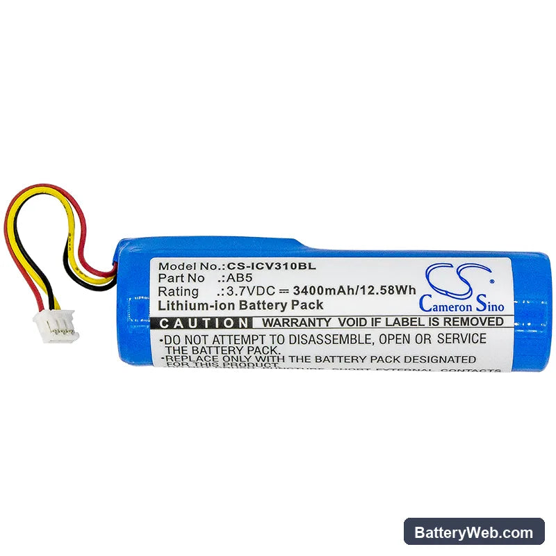 Intermec CV30 Replacement Battery, 3.7V, 3400mAh, Li-ion 3