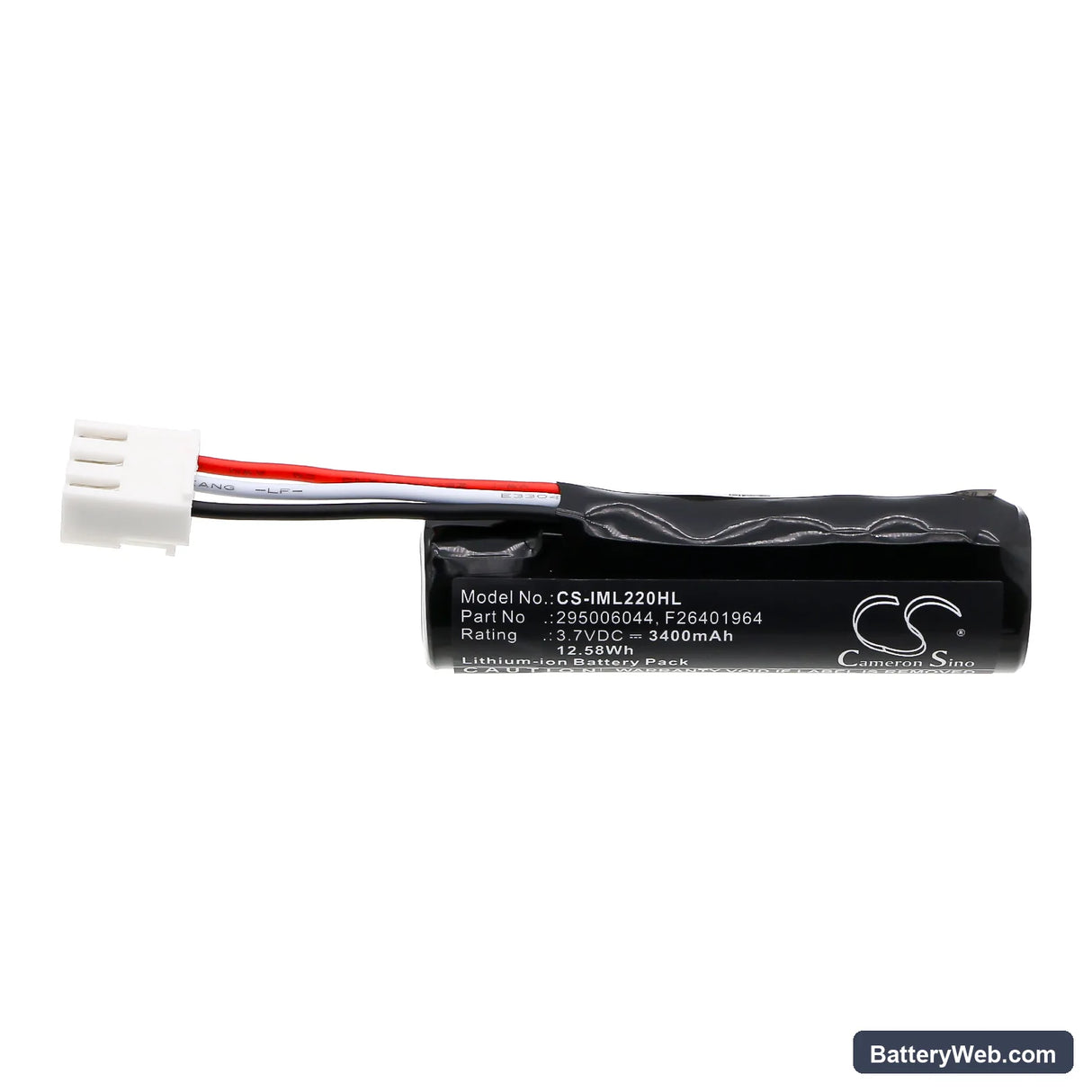 Ingenico Iwe280 Replacement Battery, 3.7V, 3400mAh, Li-ion 3
