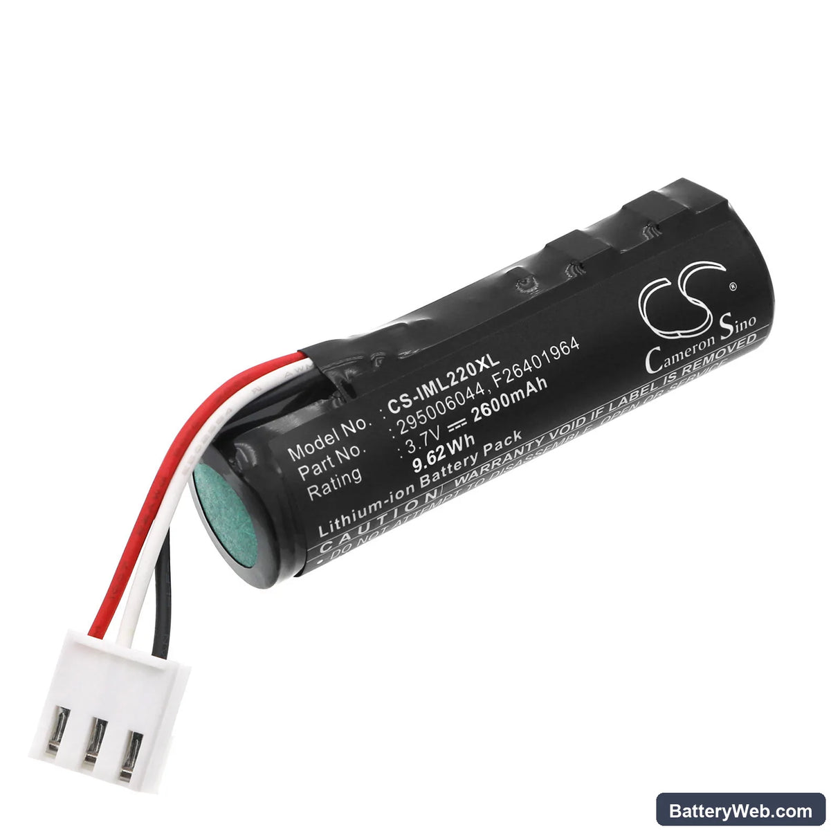 Ingenico Iwe280 Replacement Battery, 3.7V, 2600mAh, Li-ion 1