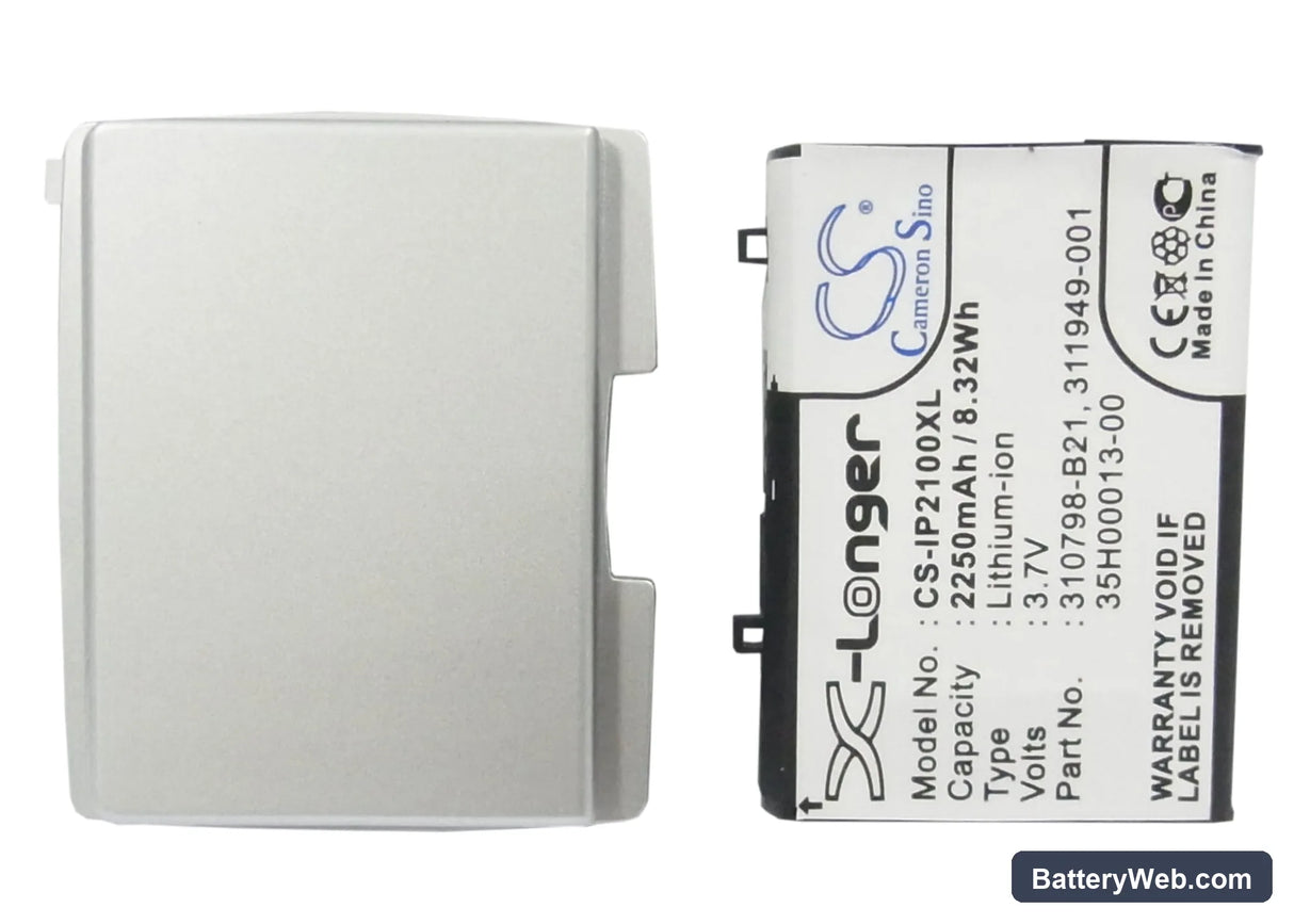 HP iPAQ 2212e Replacement Battery, 3.7V, 2250mAh, Li-ion 5