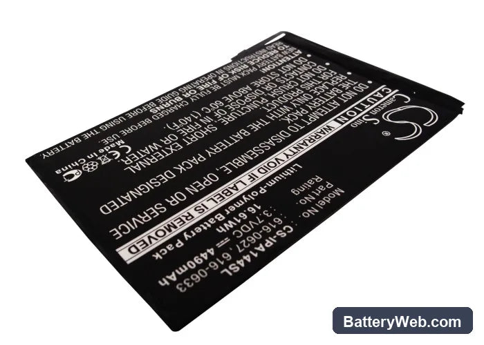 Apple iPad Mini Replacement Battery, 3.7V, 4490mAh, Li-Polymer 2