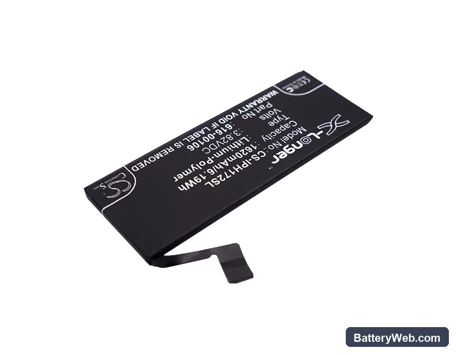 Apple iPhone SE Replacement Battery, 3.82V, 1620mAh, Li-Polymer 2