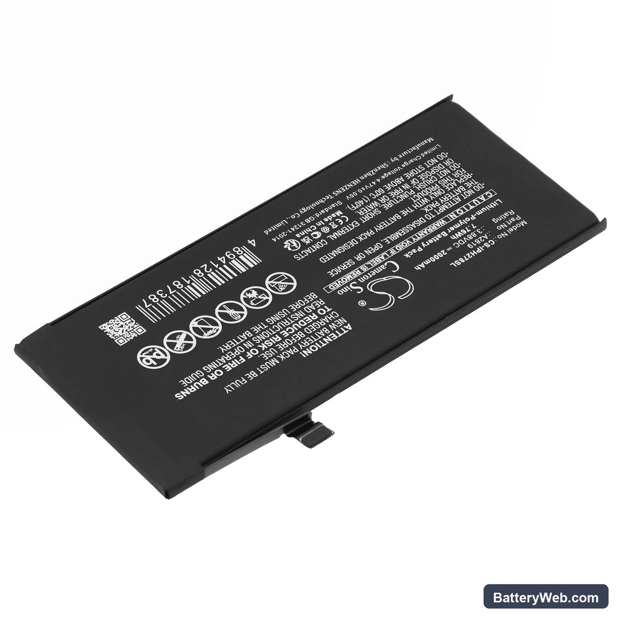 Apple Apple iPhone SE3 Replacement Battery, 3.88V, 2000mAh, Li-Polymer 2