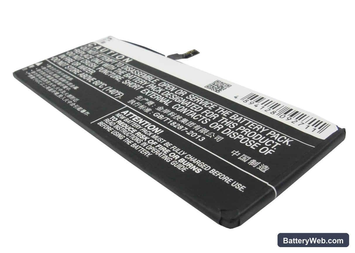 Apple iPhone 6 Plus Replacement Battery, 3.82V, 2900mAh, Li-Polymer 4