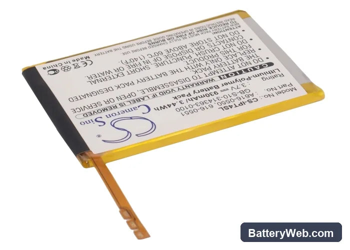 Apple iPod Touch 4th Replacement Battery, 3.7V, 930mAh, Li-Polymer 2