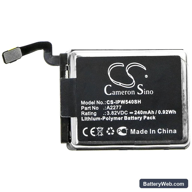 Apple MWWP2LLA Replacement Battery, 3.82V, 240mAh, Li-Polymer 3