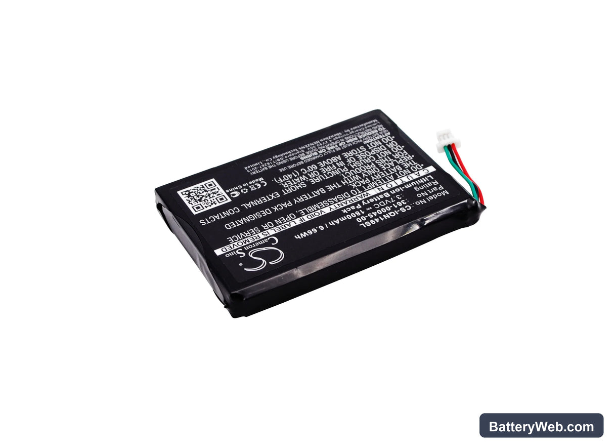 Garmin Nuvi 1490TV Replacement Battery, 3.7V, 1800mAh, Li-ion 2