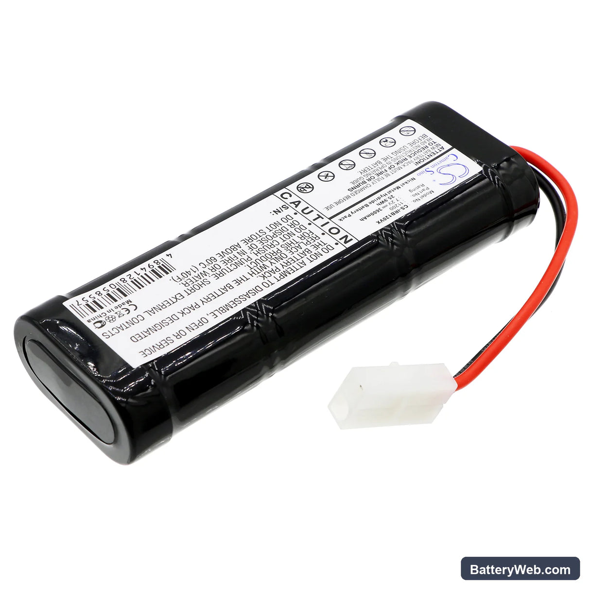 iRobot Looj Gutter Cleaning Robot 120 Replacement Battery, 7.2V, 3600mAh, Ni-MH 2