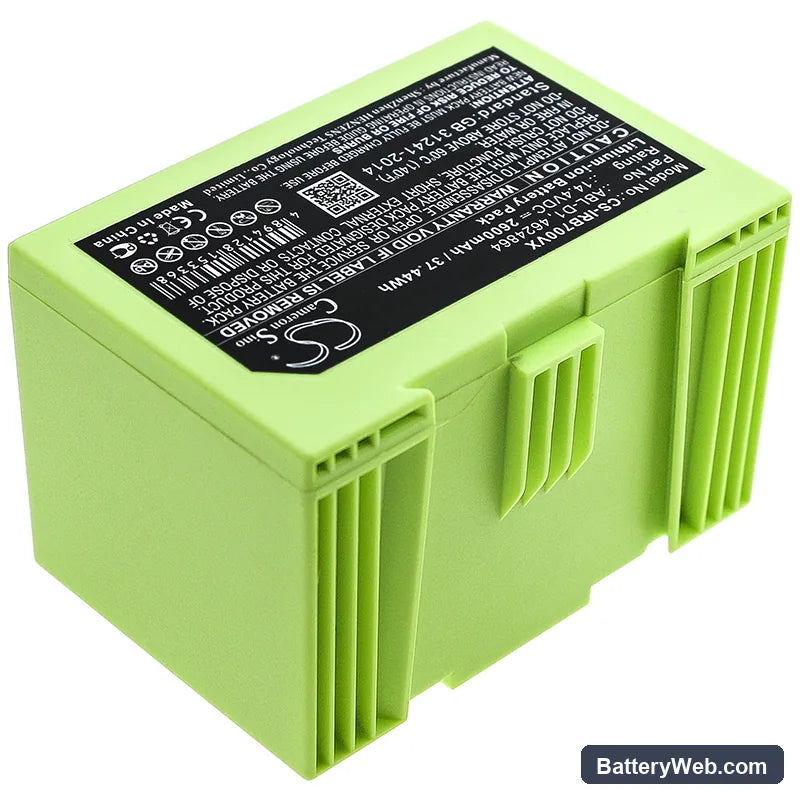 iRobot Roomba i7 Replacement Battery, 14.4V, 2600mAh, Li-ion 2