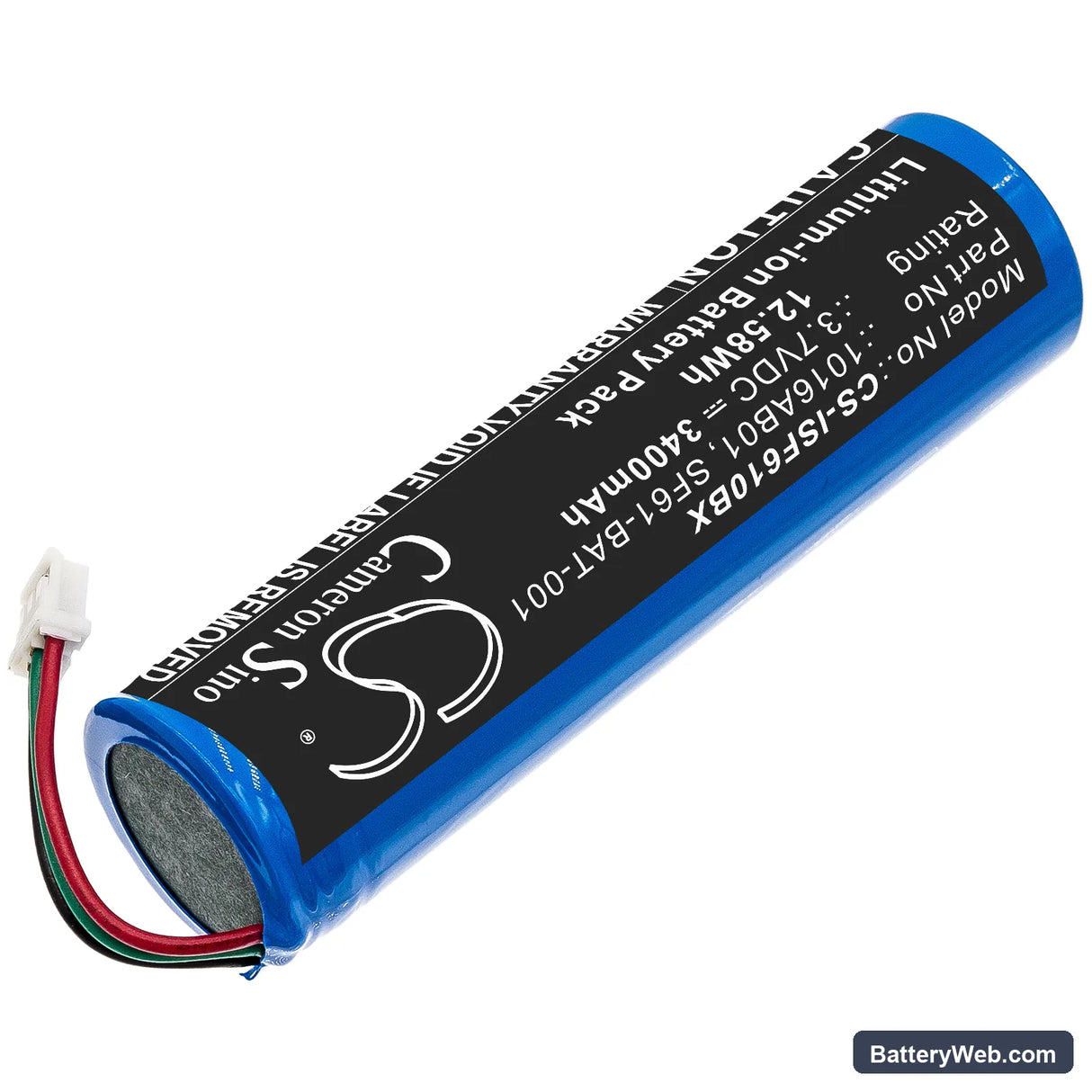 Intermec SF61 Replacement Battery, 3.7V, 3400mAh, Li-ion 2