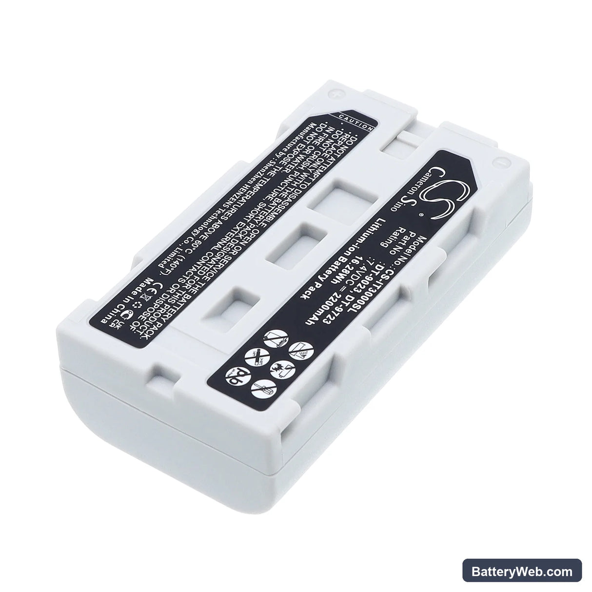 Casio IT3000 Replacement Battery, 7.4V, 2200mAh, Li-ion 2