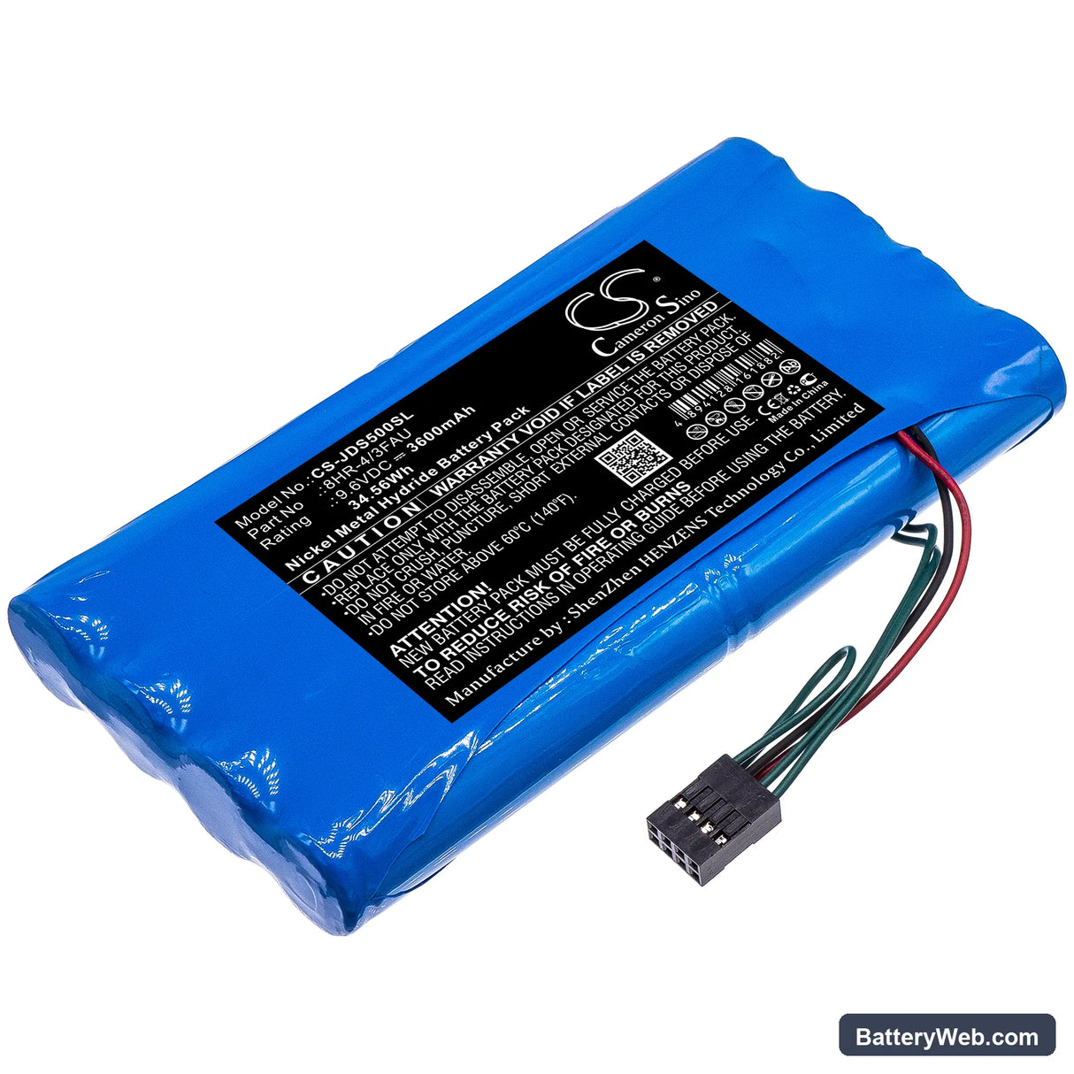 Viavi Tester ANT-5 Replacement Battery, 9.6V, 3600mAh, Ni-MH 1