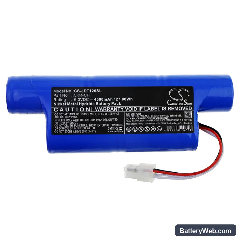 Viavi JDSU EST-120 Replacement Battery, 6V, 4500mAh, Ni-MH 3