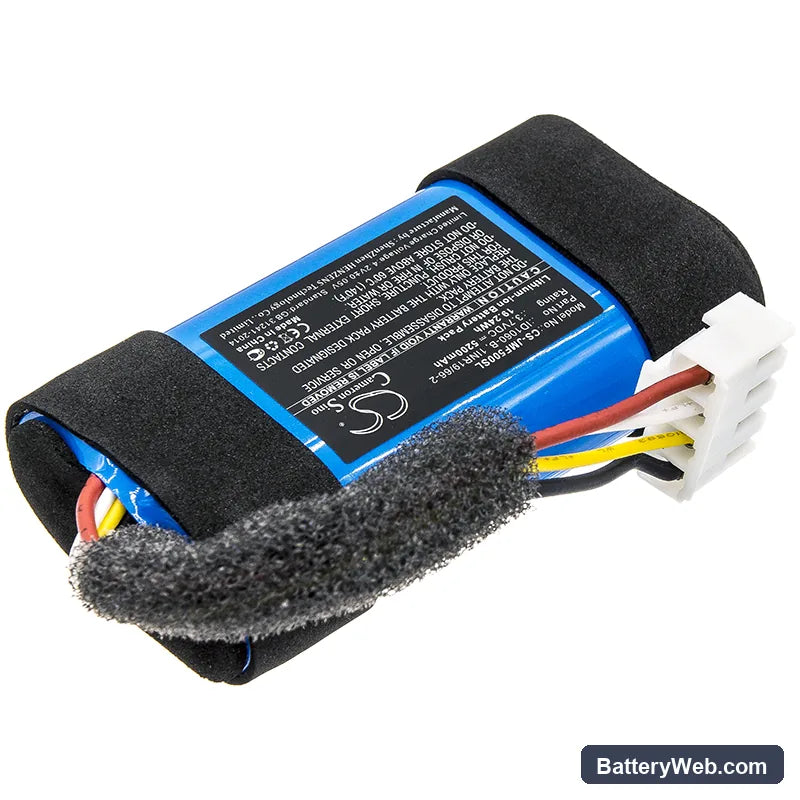 JBL Flip 5 Replacement Battery, 3.7V, 5200mAh, Li-ion 2