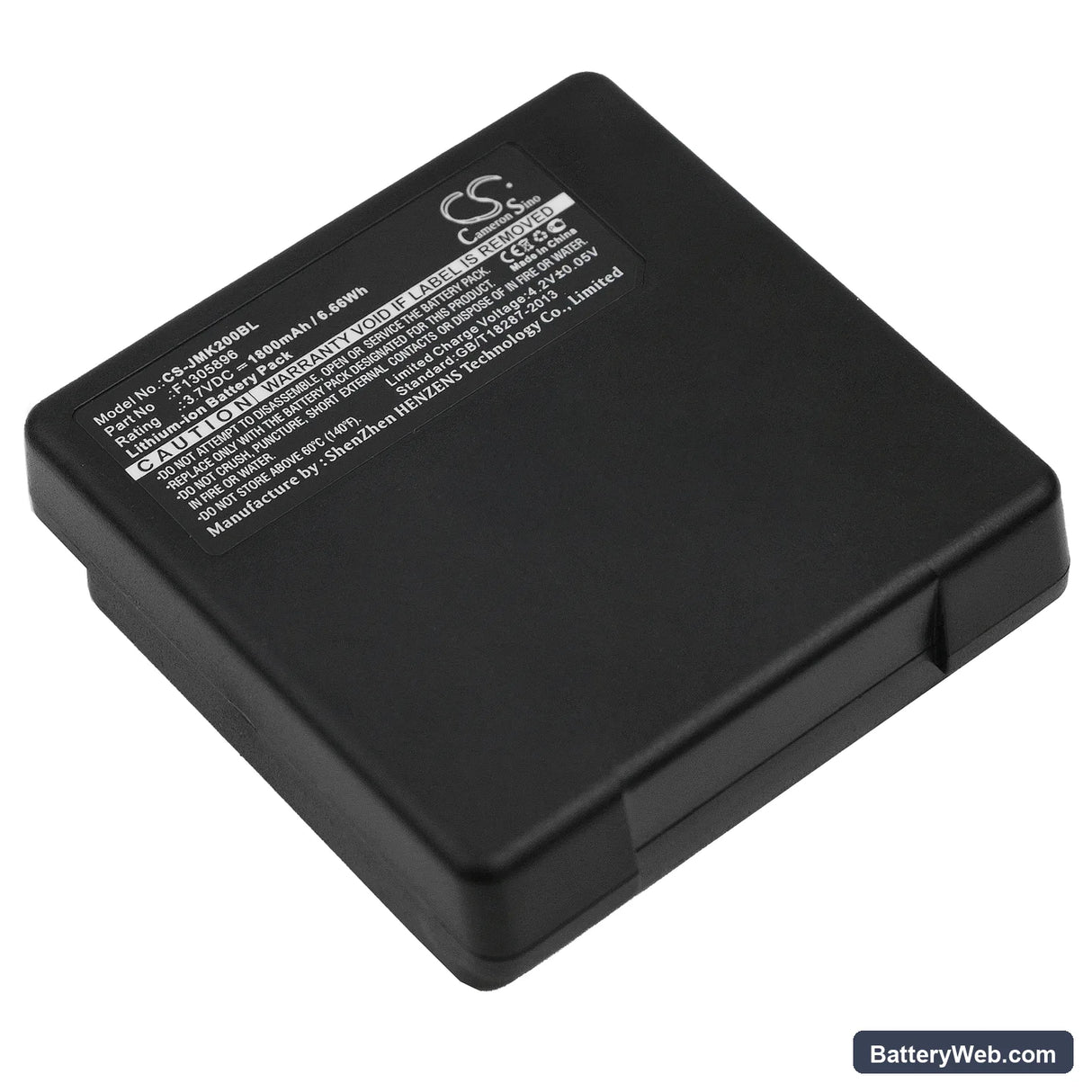 JAY Beta6 Two-way Radio Replacement Battery, 3.7V, 1800mAh, Li-ion 1