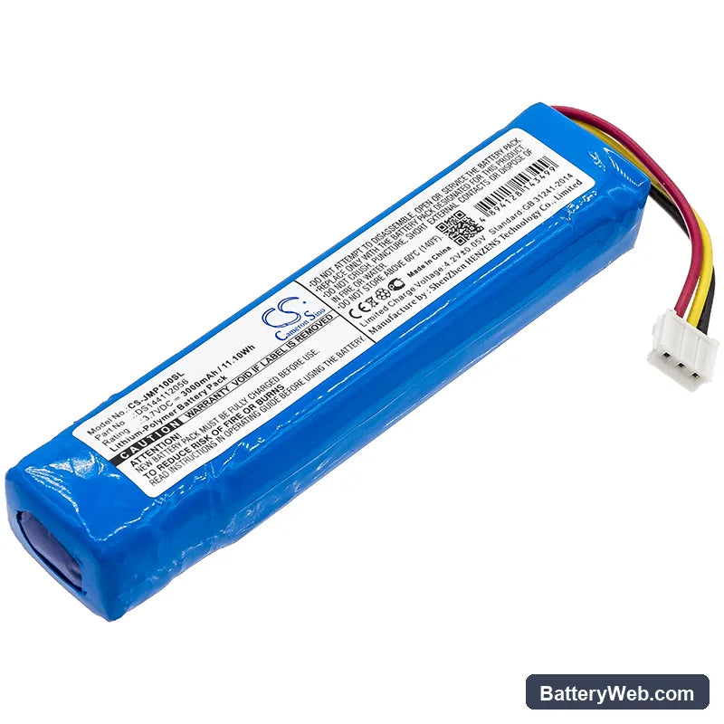 JBL Pulse 1 Replacement Battery, 3.7V, 3000mAh, Li-Polymer 1