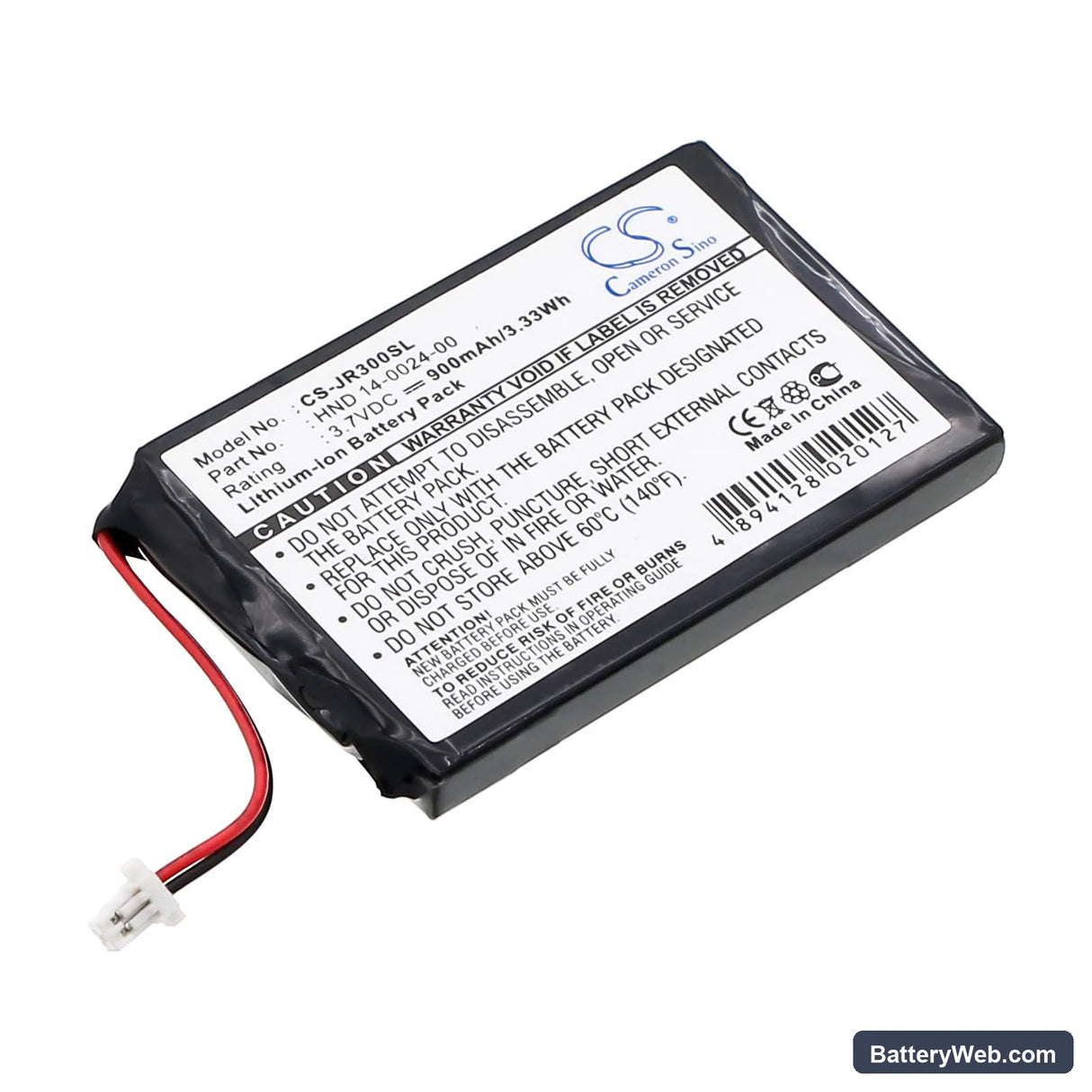 Palm Treo 270 Replacement Battery, 3.7V, 900mAh, Li-ion 1