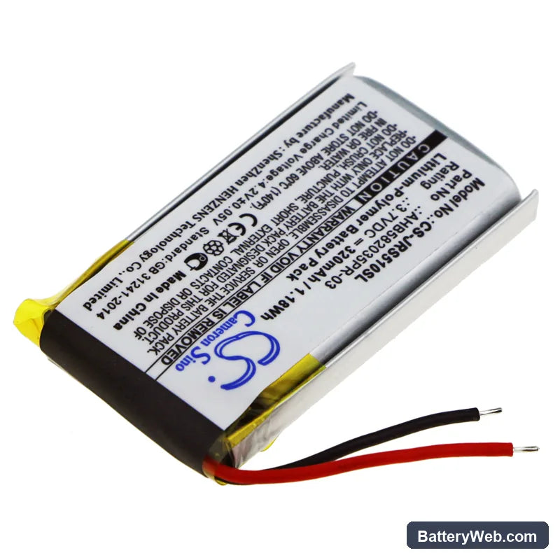 Jabra Speak 510 Replacement Battery, 3.7V, 320mAh, Li-Polymer 2