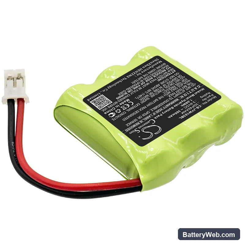 JAY Wilpa 1035 Replacement Battery, 3.6V, 300mAh, Ni-MH 2