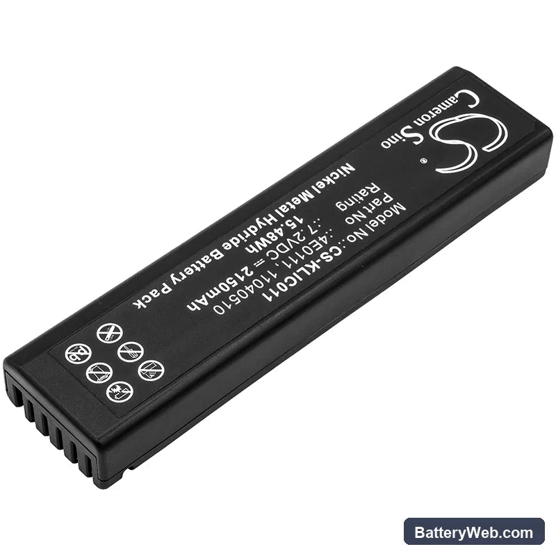 Canon EOS D2000 Replacement Battery, 7.2V, 2150mAh, Ni-MH 2