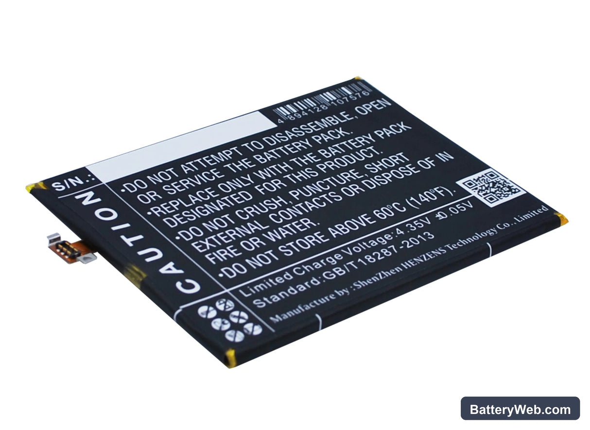 KAZAM Tornado 348 Replacement Battery, 3.8V, 2050mAh, Li-ion 4