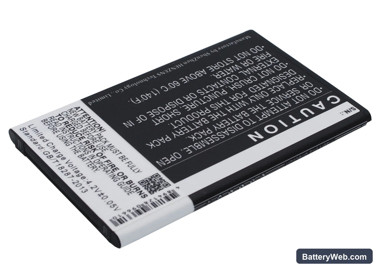 KAZAM Trooper X4.0 Replacement Battery, 3.7V, 1600mAh, Li-ion 5