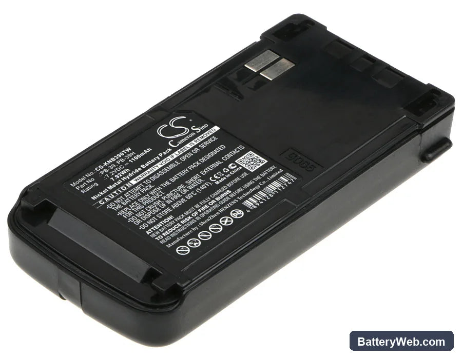 Kenwood TH-D7A Replacement Battery, 7.2V, 1100mAh, Ni-MH 1